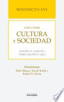libro Benedicto Xvi Habla Sobre Cultura Y Sociedad